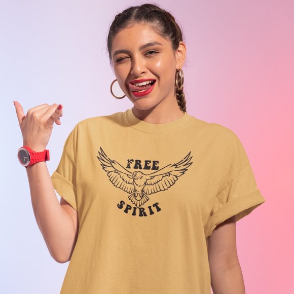 Comfort Colors Tops - The Free Spirit Distressed T-Shirt